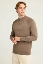 Load image into Gallery viewer, KNITTED TOP HALF ZIP