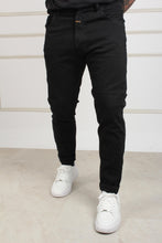 Load image into Gallery viewer, DENIM TROUSERS BLACK APPIO 60