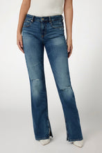 Load image into Gallery viewer, TROUSER JEAN PAULETTE FLARE SPLIT