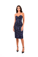 Load image into Gallery viewer, JEAN SKIRT SNAKE FLOCO