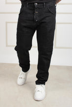 Load image into Gallery viewer, DENIM TROUSERS BLACK APPIO 9