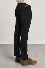 Load image into Gallery viewer, SIMON DENIM TROUSERS BLACK