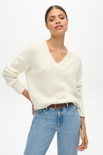 Load image into Gallery viewer, ESSENTIAL V NECK KNITTED TOP