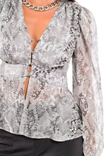 Load image into Gallery viewer, SHIRT SNAKE PRINT