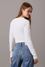 Load image into Gallery viewer, WOVEN LABEL RIB CARDIGAN
