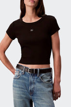 Load image into Gallery viewer, WOVEN LABEL RIB BABY TEE