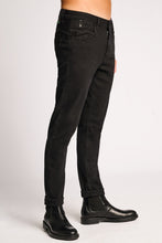 Load image into Gallery viewer, FLEXY DENIM BLACK TROUSERS
