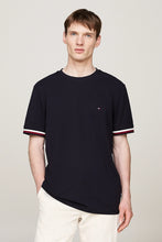 Load image into Gallery viewer, GLOBAL STRIPE CUFF PIQUE TEE