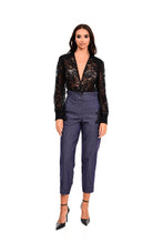 Load image into Gallery viewer, PANTS DENIM WITH MOTIF