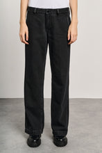 Load image into Gallery viewer, SERENA DENIM TROUSERS BLACK
