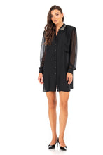 Load image into Gallery viewer, SHIRT WITH STRASS COLLAR
