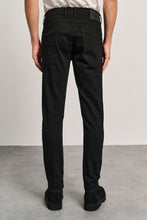 Load image into Gallery viewer, FLEXY DENIM BLACK TROUSERS