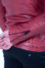 Load image into Gallery viewer, JACKET LEATHER HOOPER SHEEP VEG DYED