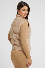 Load image into Gallery viewer, JOLE SUEDE PUFFER VEST