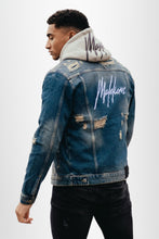 Load image into Gallery viewer, DAMAGED DENIM JACKET