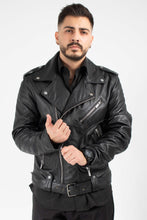 Load image into Gallery viewer, HOOPER SHEEP VEG DYED LEATHER JACKET