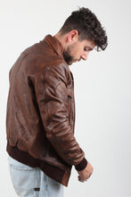 Load image into Gallery viewer, PHILIPE SHEEP VEG DYED LEATHER JACKET