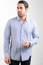 Load image into Gallery viewer, SILKY CLASSIC STRIPE SF SHIRT