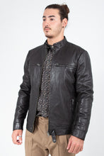 Load image into Gallery viewer, JACKET LEATHER ALAIN SHEEP VEG DYED